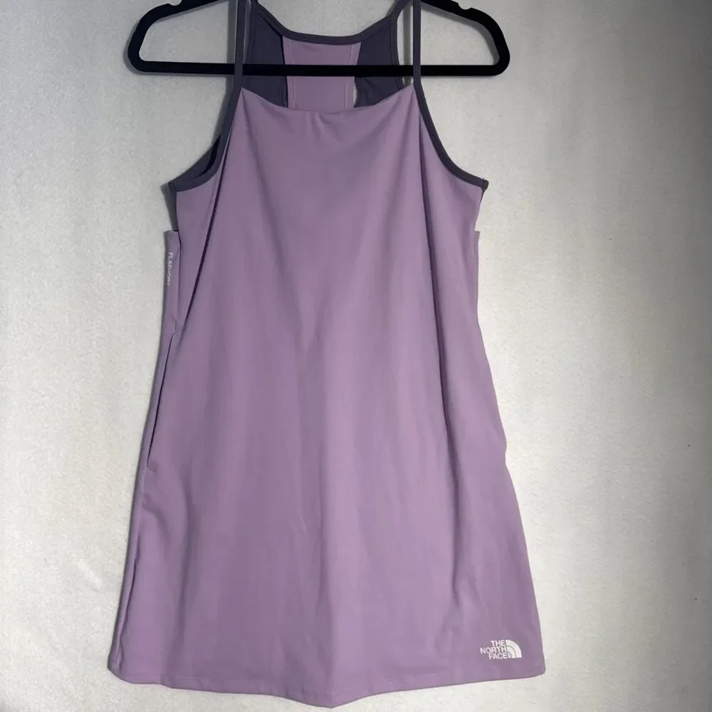 Girls XL 14/16 The North Face Never Stop Sleeveless Dress-Purple/lavender